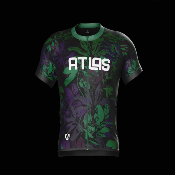 Jersey Ciclismo Unisex Verde Plantas