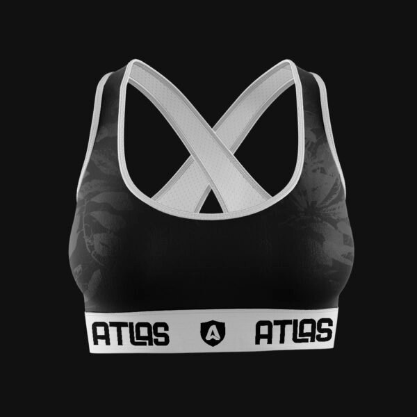 Top de Deporte Atlas Floral Pro Black